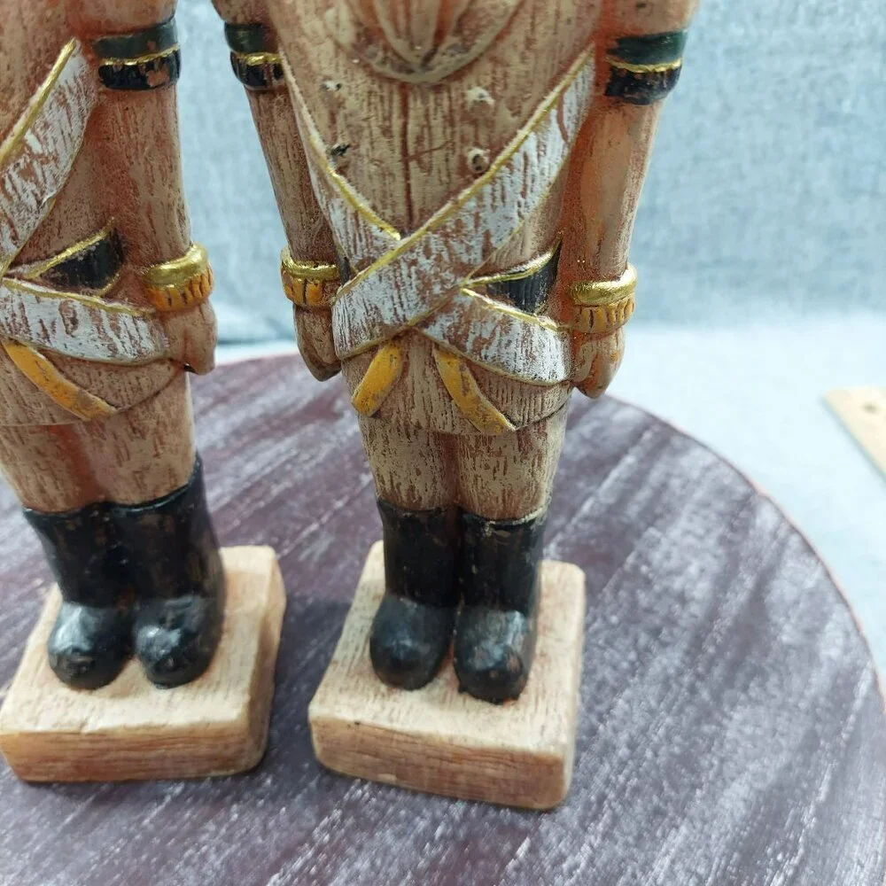 Pottery Barn nutcracker candle handling